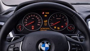 voyant sur tableau de bord de bmw série 1